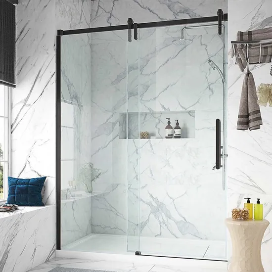 Chinese Factory Sliding Door Glass Bathroom Tempered Glass Shower Enclosure