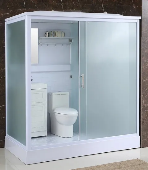 Portable Integrate All in One Modular Capsule Bathroom Pod with Shower and Toilet All