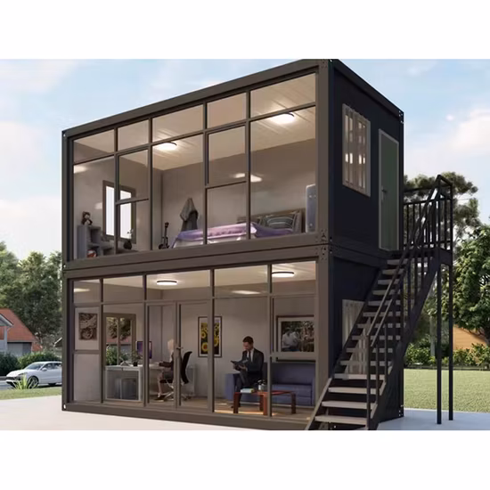Easy Assemble Container House Movable Prefabricated House Movable Prefab Living Container Home