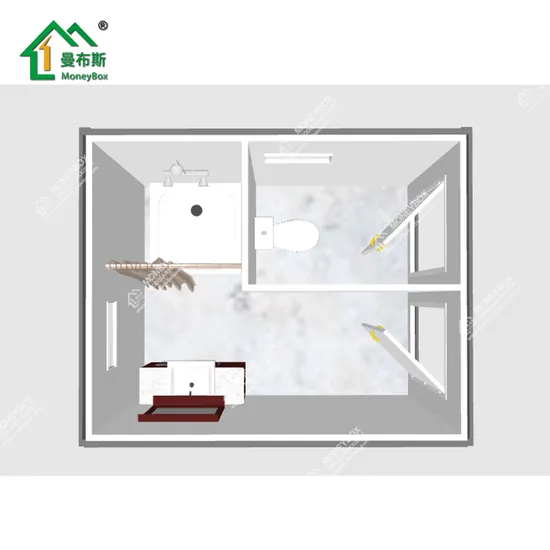 Portable Prefab Bathroom Pod All in One Shower Room Modular Unit Bathroom Pod 