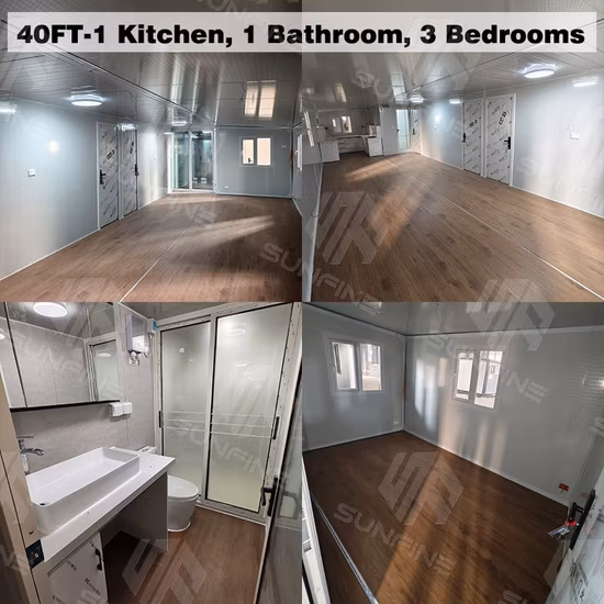 Luxury Prefab House Prefabricated House Container Mobile House Container Office for Sale