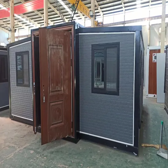 Prefabricated Container Home 40 Foot Container Expandable Double Wing Folding Room 