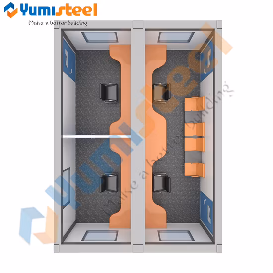 Easy and Moveable Prefab Container Shelter Room for Colletion/Emergency Housing